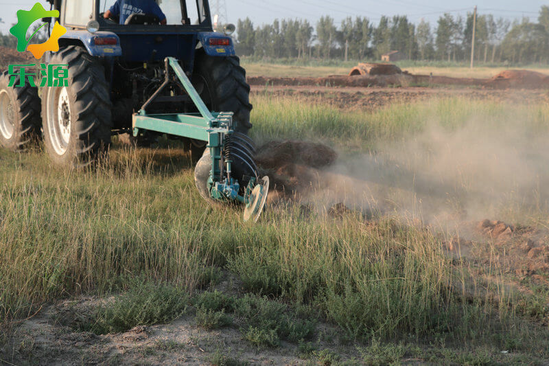 disc plough testing working
